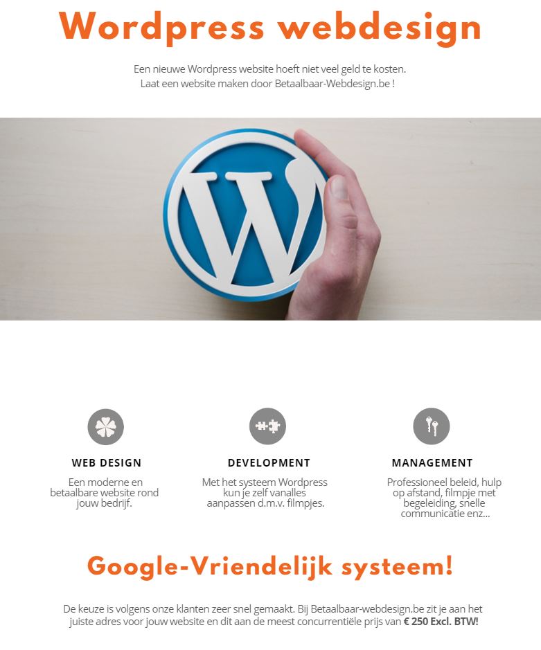 wordpress webdesign